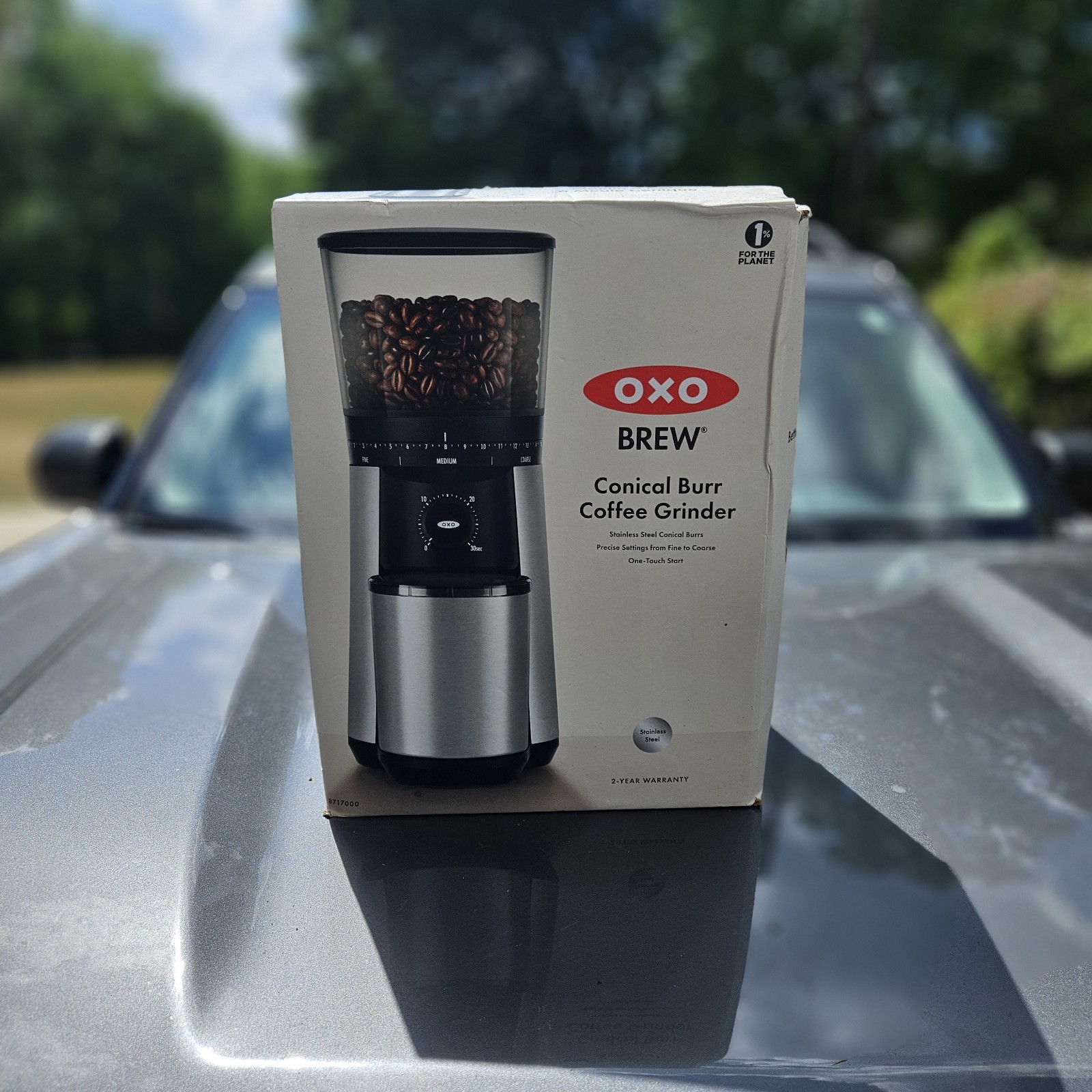 OXO Brew Conical Burr Coffee Grinder , Silver OXO Coffee Grinder Adjustable gallery