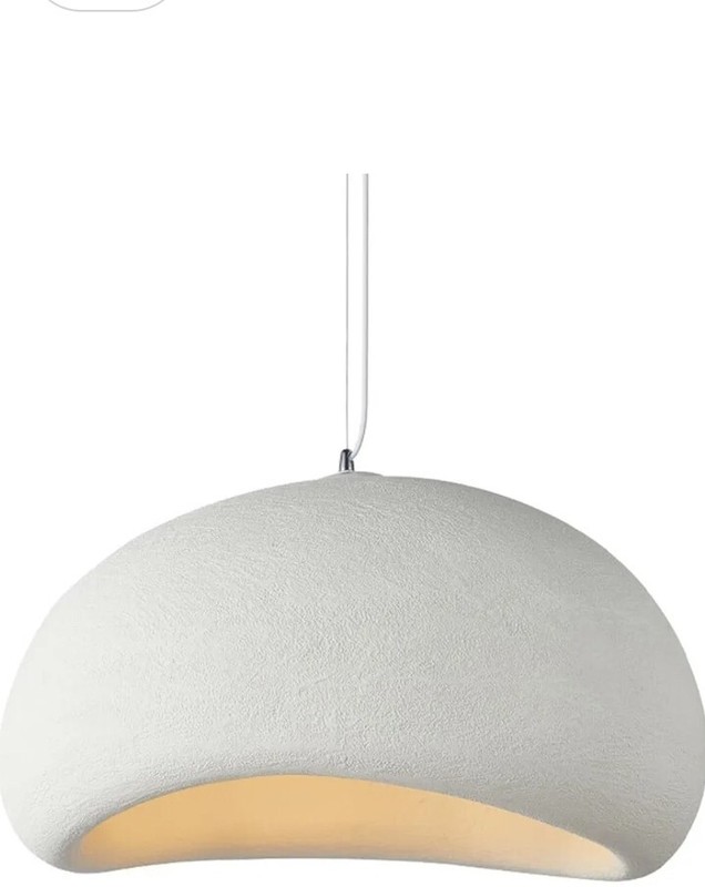 30cm Modern Pendant Light Matte White E26 for Dining Room Kitchen Island gallery