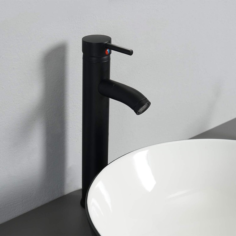 Complete Bathroom Vessel Sink Combo: Ceramic Basin, Faucet & Pop-Up Drain gallery