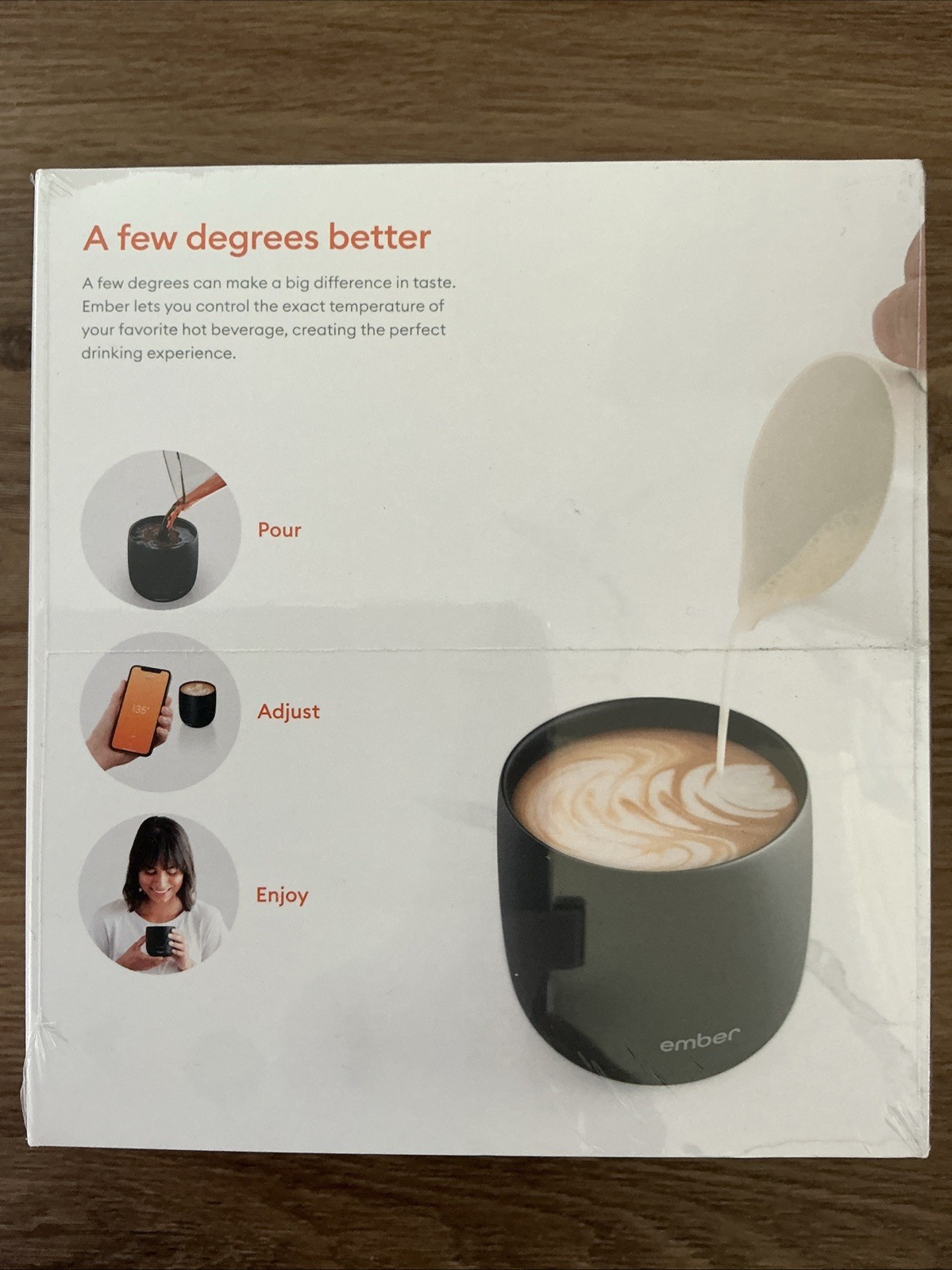 Ember Temperature Control Smart Cup, 6 oz, App-Controlled Heated Coffee Cup, ... gallery