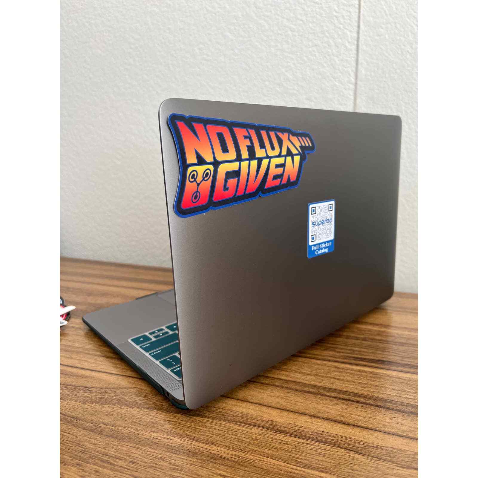 4" Back to the future "No flux given" Vinyl Sticker Decal gallery