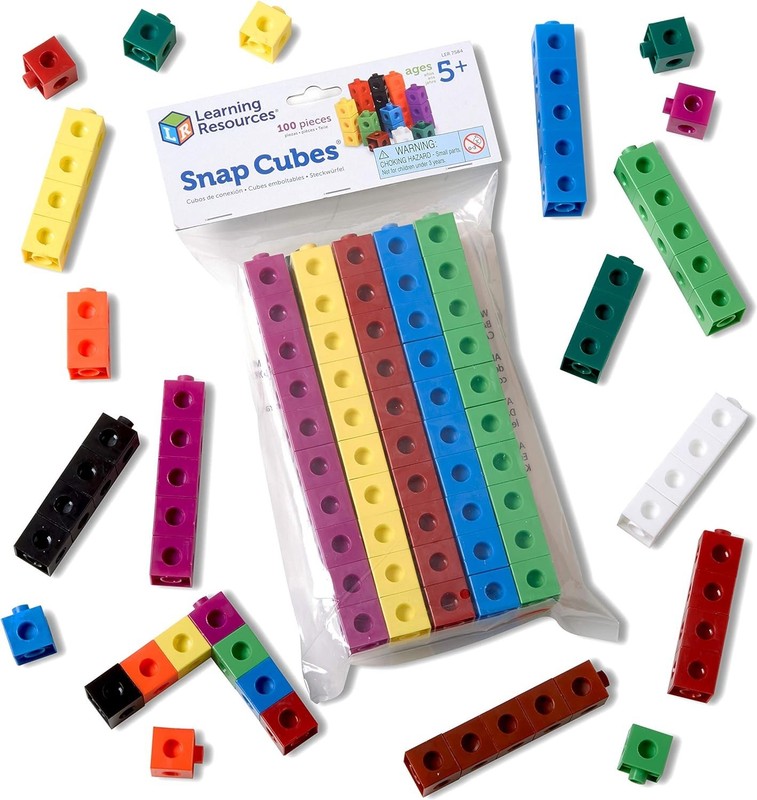 100 Snap Cubes for Kids: Interactive Building Blocks for Homeschool Learning gallery
