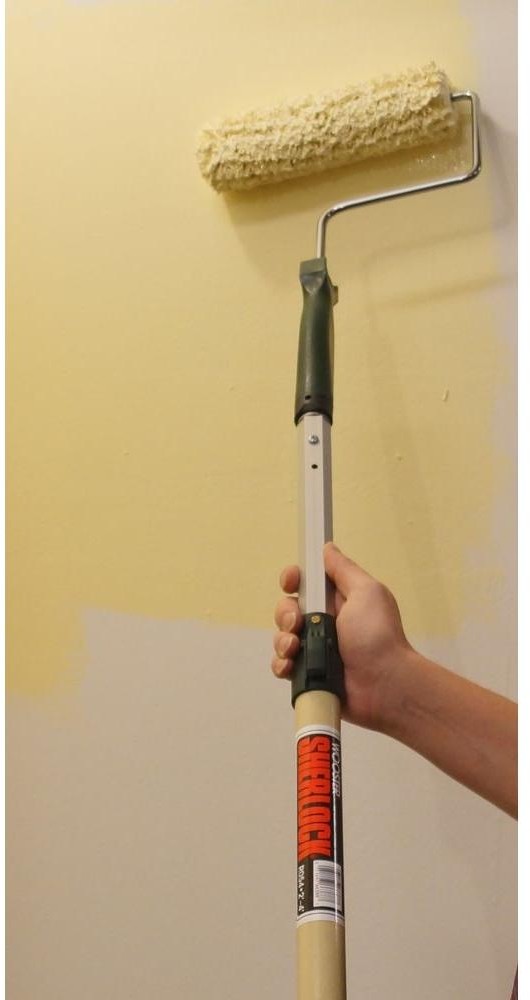 8 -16 ft. Sherlock Paint Roller Extension Pole Paints Walls Ceilings Easy Sturdy gallery