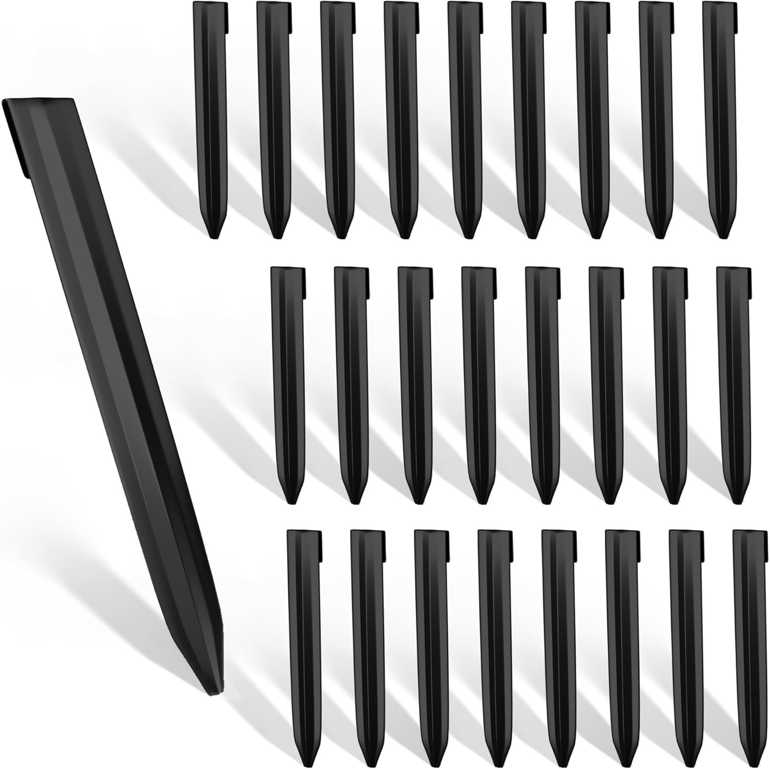 Worth Landscape Edging Stakes, 26Pcs 8Inch Corrugated Metal Garden Stakes Ste... gallery