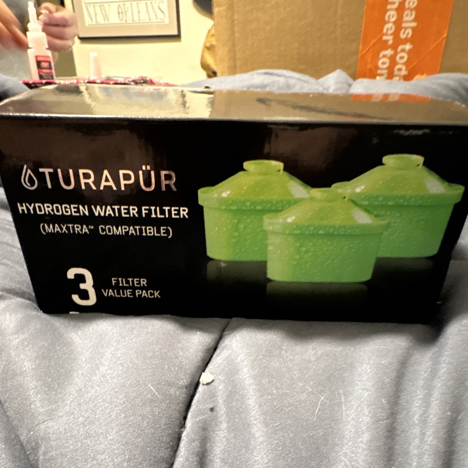 TURAPÜR Hydrogen Water Filter Cartridges for Brita Maxtra/Maxtra+ 3 Pack gallery