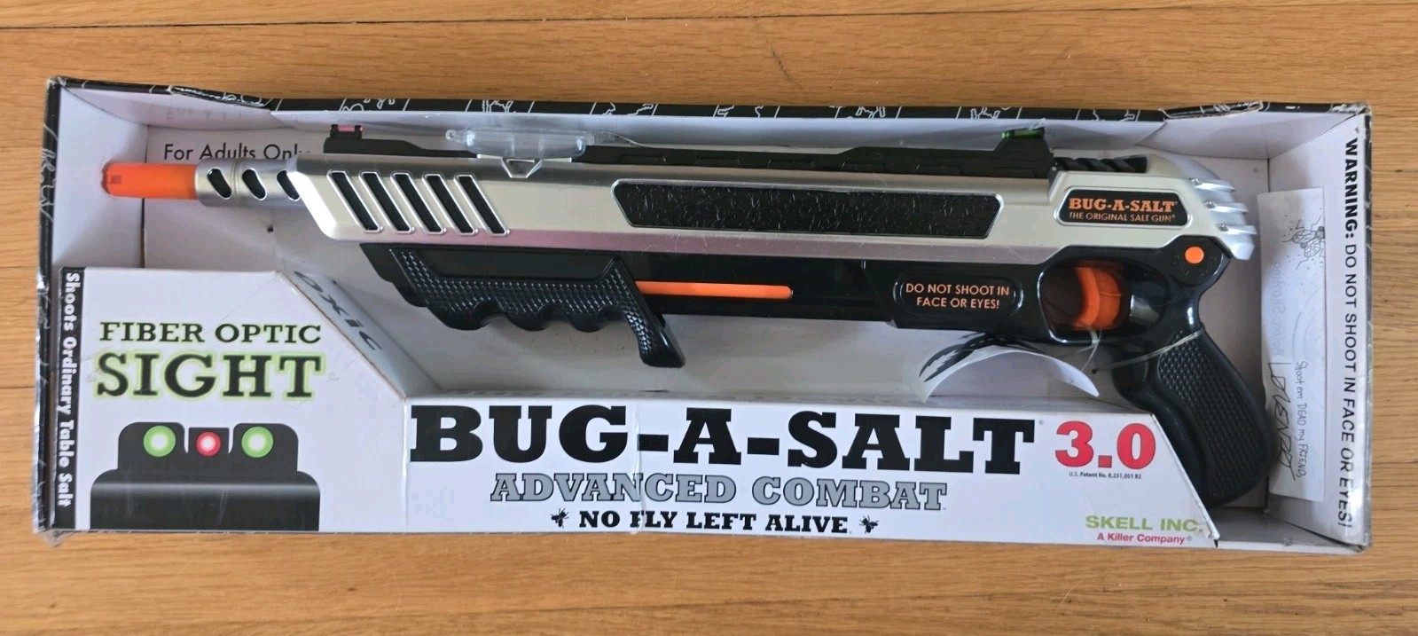 BUG-A-SALT Advanced Combat 3.0 Fiber Optic Sight House Fly Table Salt - NEW gallery