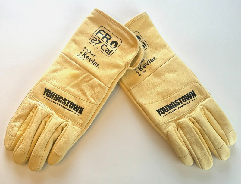 Youngstown Leather Utility Gloves Lined with Kelvar Size L (9) 11-3280-60 NEW gallery