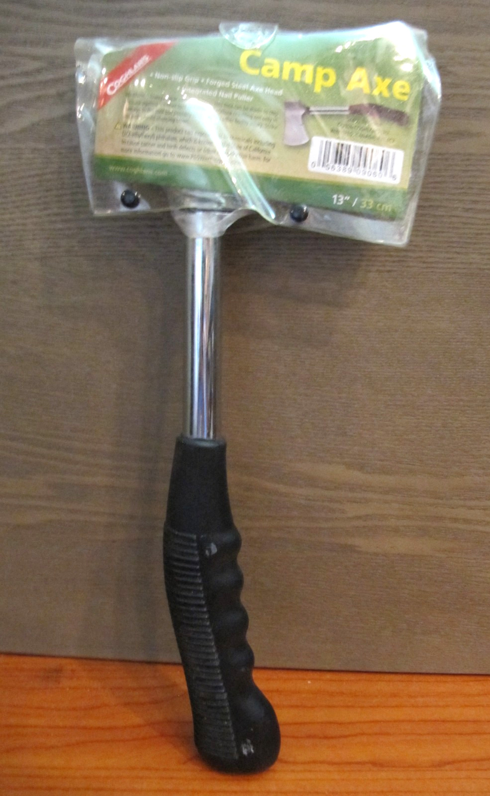 NEW COGHLANS 9060 13" CAMP AXE HATCHET STEEL HANDLE RUBBER GRIP COMPACT gallery