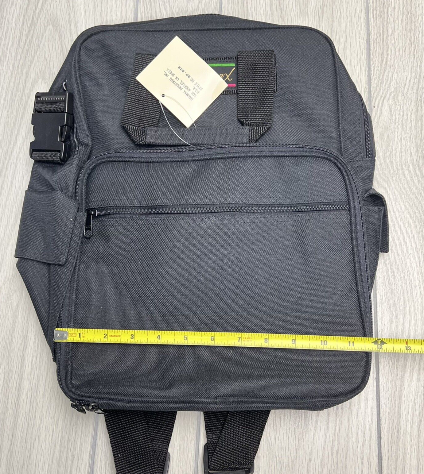 Bagmax Backpack Black School Work Weekend Shoulder Strap Included 5