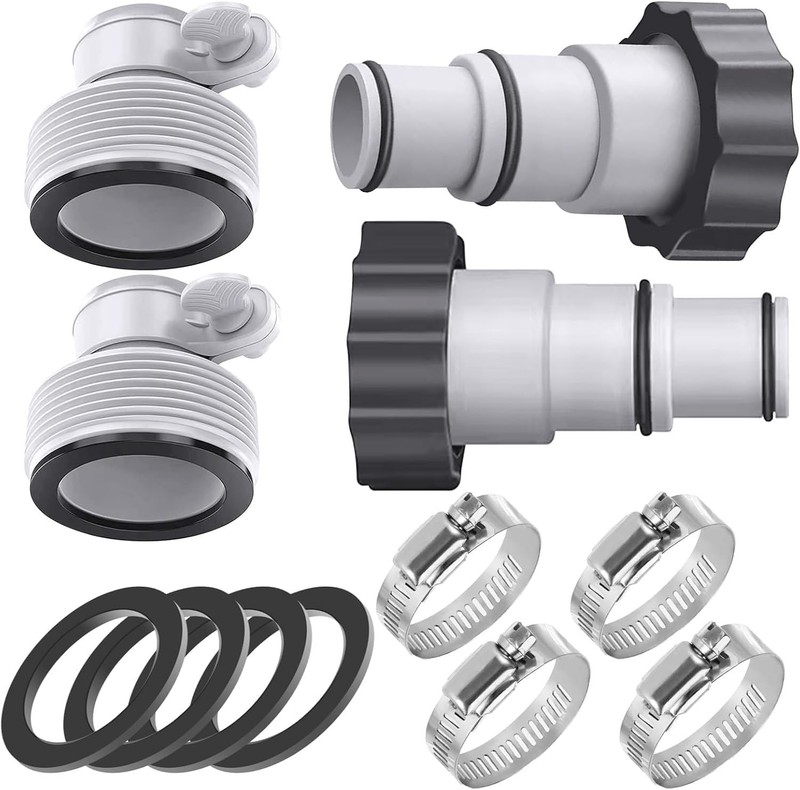 Universal Pool Hose Connector Set - Secure & Leak-Free for Above Ground Pools gallery