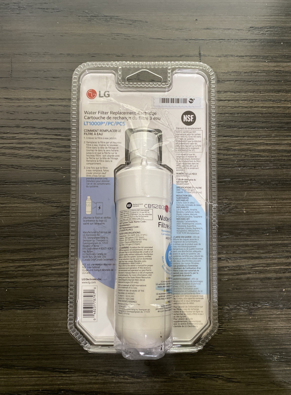 LG LT1000P/PC/PCS- Genuine Refrigerator Water Filter gallery
