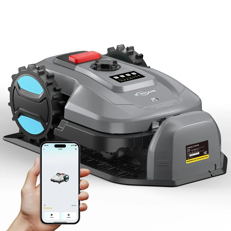 Robot Lawn Mower App Control Automatic Robotic Mower Obstacle Detection 1/8 Acre gallery