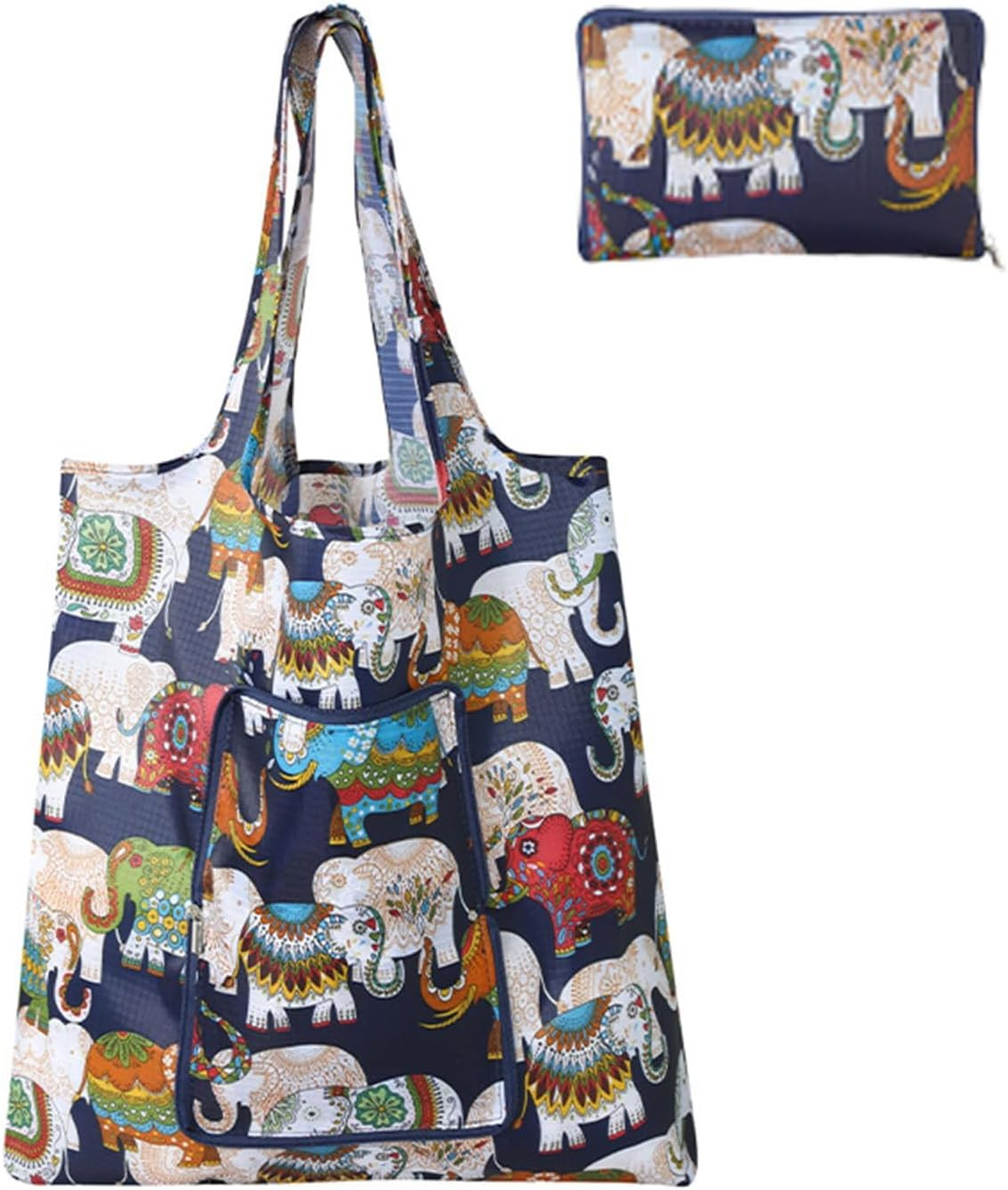 1 Pack Foldable Grocery Bag, Waterproof Reusable Shopping Bag Holder,Tote Bags N gallery