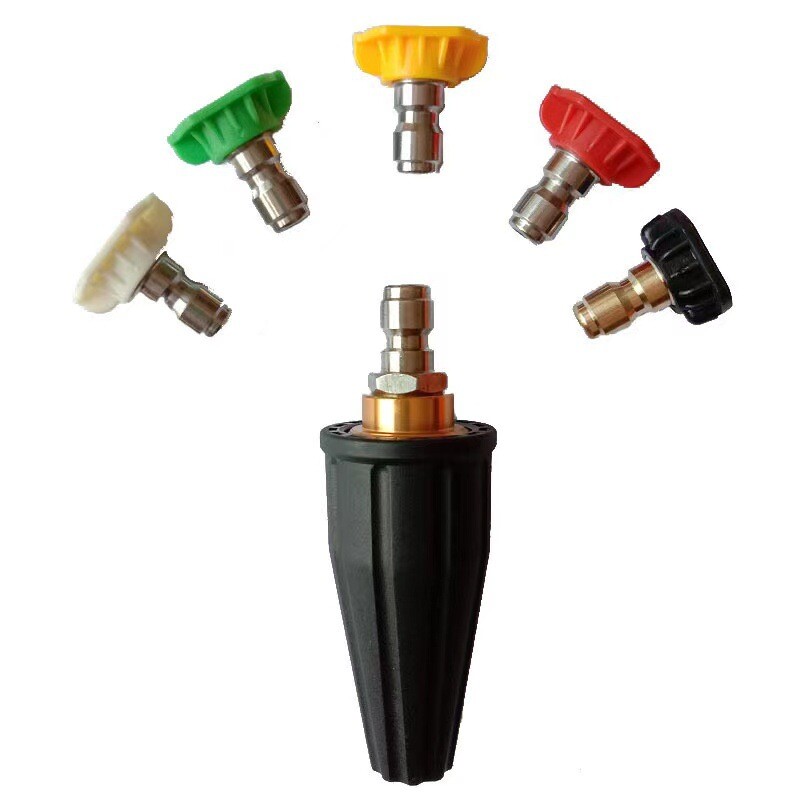 4.0GPM High Pressure Washer Rotating Turbo Nozzle Spray Tip 4000PSI 1/4" Quick gallery