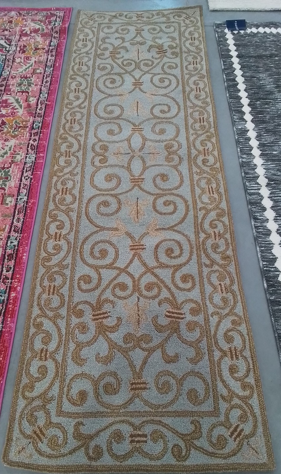 LIGHT BLUE 2'-6" x 8'-0" Back Stain Rug, Reduced Price 1172775638 HK11L-28 gallery