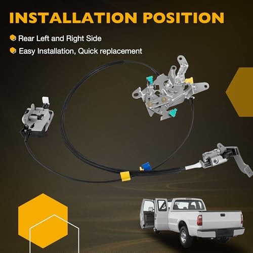 Rear Door Lock Latch Left and Right Side 08-16 Ford F250 F350 Super Duty gallery