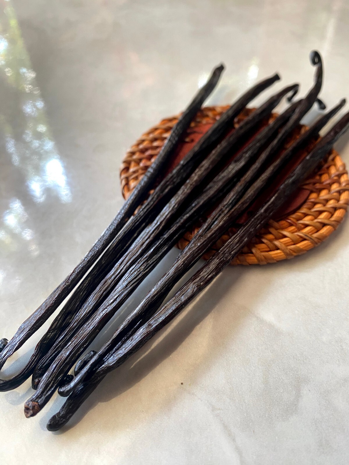 Vanilla beans premium Grade A Planifolia Gourmet 10 pods (+35grams),16 - 18cm up gallery