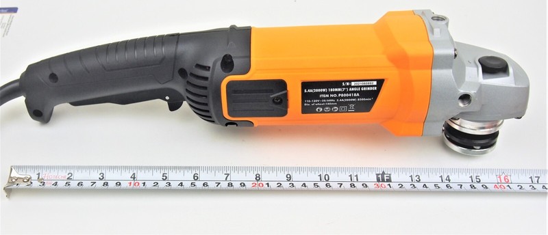 Hoteche 7" Electric Angle Grinder Trigger Grip Long Handle 2000w P800418A gallery