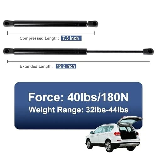 C16-11028 12 inch 40LB Hood Struts Shocks Lift Supports Gas Struts 12inch 40lbs gallery