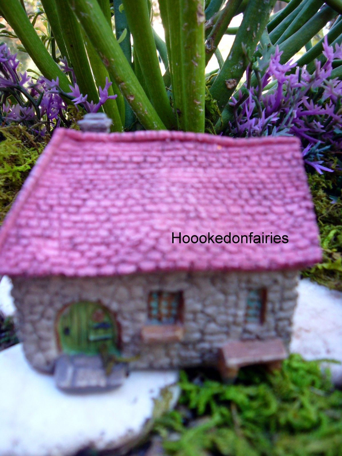 Miniature Fairy Garden Micro Mini Red Roof Farmhouse GO 17354 Garden Gnome gallery
