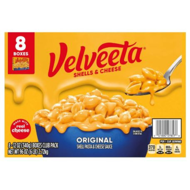 Velveeta Shells & Cheese Original 12 oz 8 pk gallery