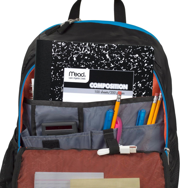 Composition Notebook, Wide Ruled Paper, 7-1/2" x 9-3/4", 100 Sheets, Black Marbl gallery