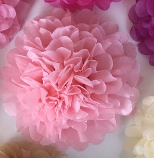 5cm 10cm 15cm 20cm Wedding Decorative Home Decor Tissue Birthday Decoration Flow gallery