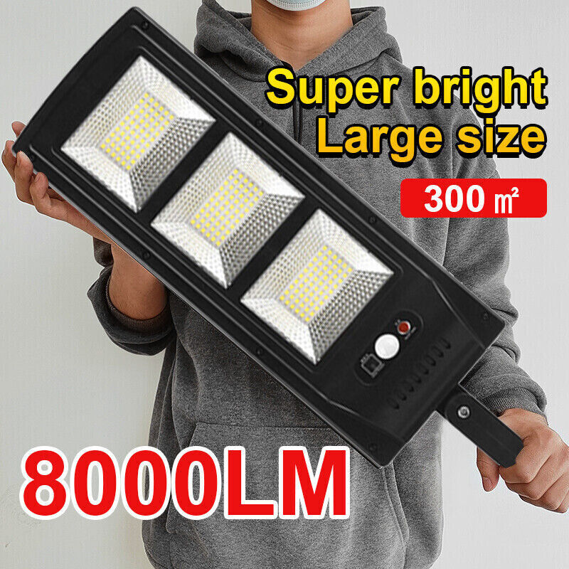 Outdoor LED Solar Street Light Motion Sensor Lamp Commercial Dusk-To-Dawn gallery