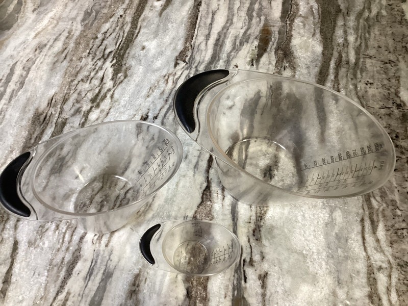 3 Pampered Chef Nesting Measuring Cups-4 Cup/2 Cup And 2 Ounces gallery