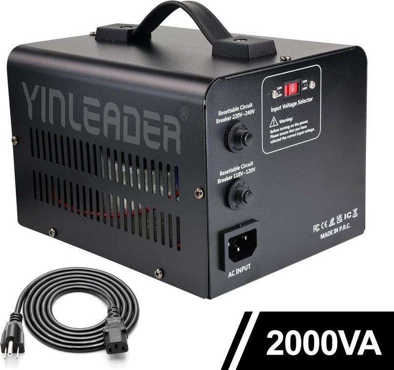 2000W Voltage Converter Transformer – 110V-220V & 220V-110V Dual Direction gallery