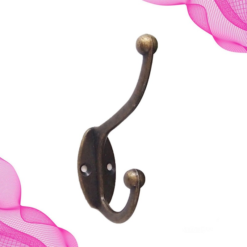 4 Pcs Metal Hooks Wall Mount Single Hooks Clothes Hat Holder Bracket for Home gallery