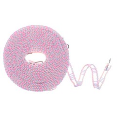 Windproof Clothesline, 5M 16.4ft Plastic Non-Slip Clothes Drying Rope, Purple
