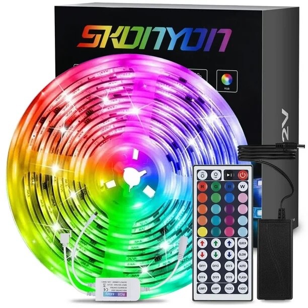 LED Light Strip, 16.4ft RGB LED Light Strip 5050 LED Tape Lights, Color Changing gallery