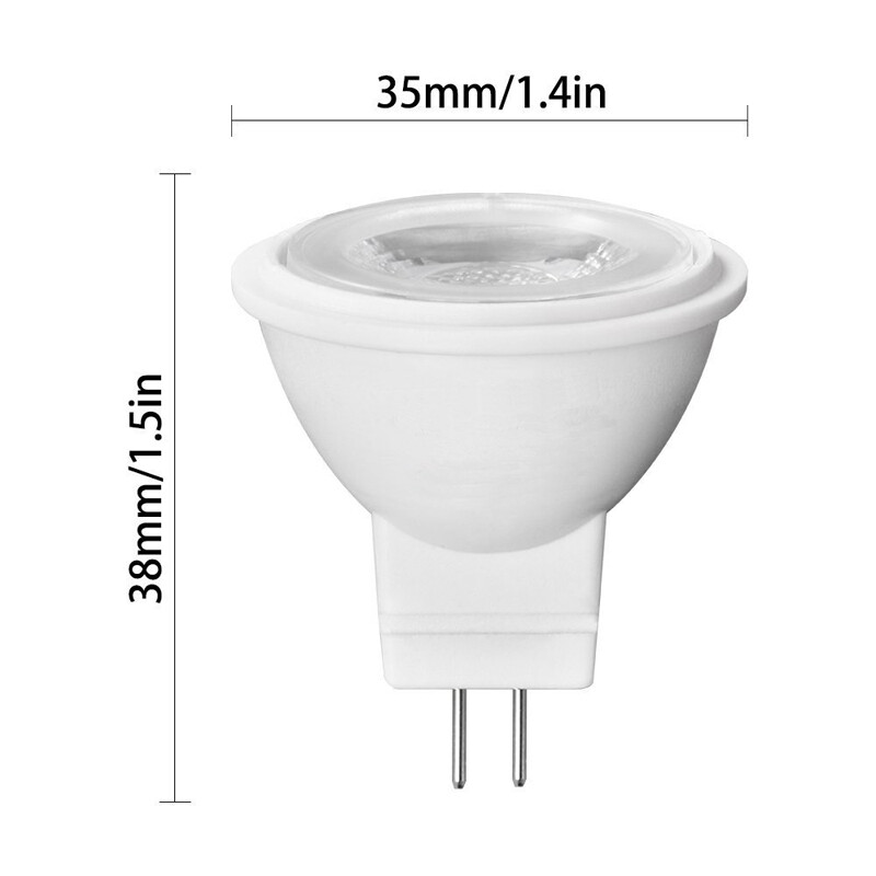 3W Dimmable MR11 LED Spotlight Bulb GU4 2835 SMD Replace 30W Halogen White Lamps gallery
