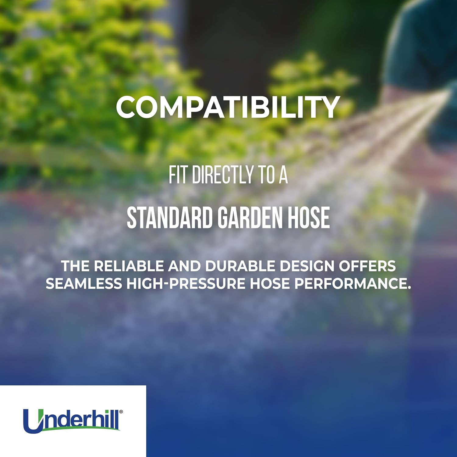 Precision Cyclone Garden Water Hose Nozzle with High Flow Control Valve, 50+ GPM gallery