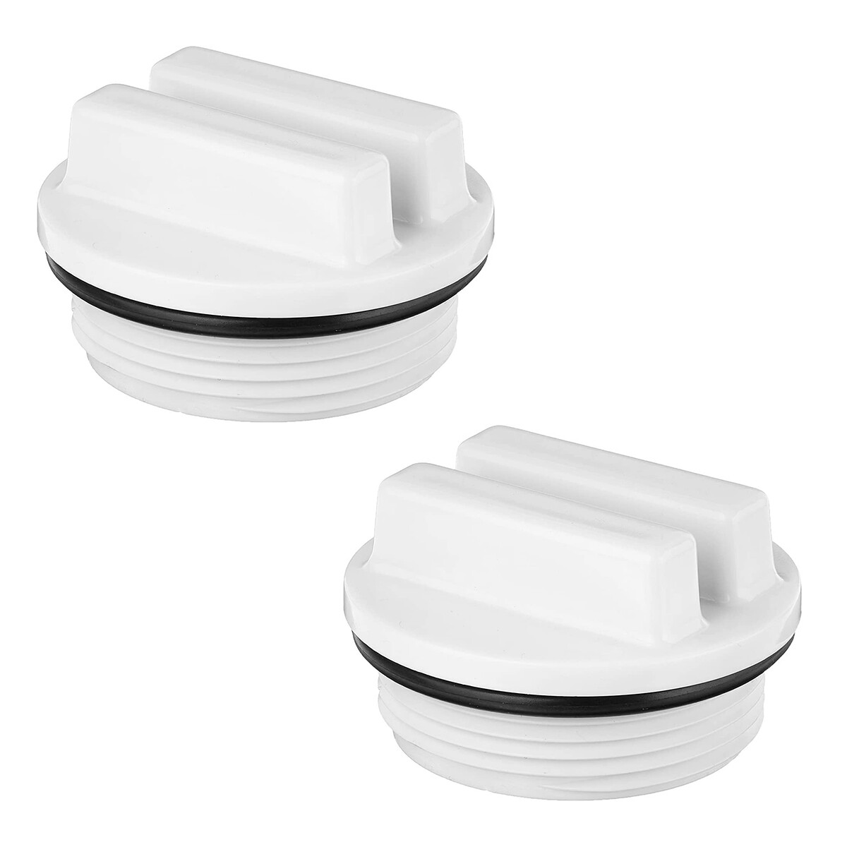 XtremepowerUS 1.5" Pool Spa Return Line Winterizing Pool Filter Drain Plug 2PCS gallery