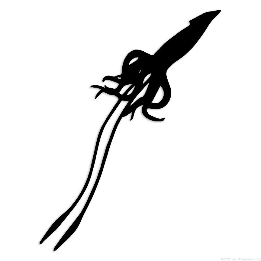 Giant Squid - Decal Sticker - Multiple Colors & Sizes - ebn6787 gallery