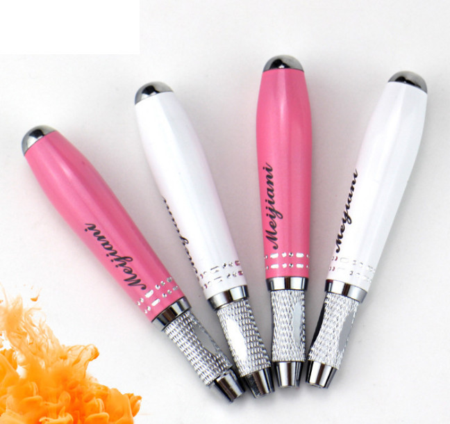 Semi permanent telescopic manual pen dual purpose tattoo embroider eyebrow pen gallery