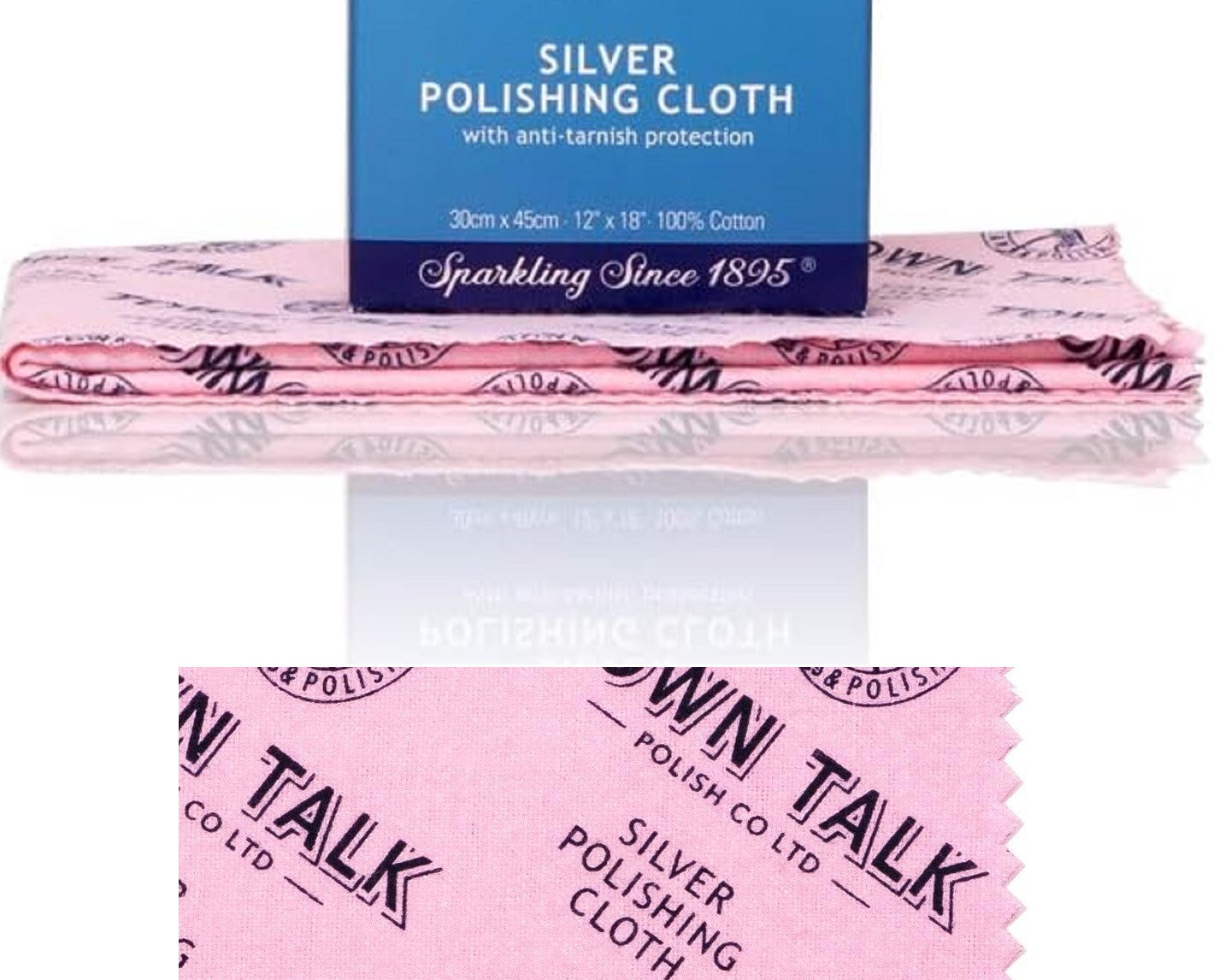Town Talk Silver Polishing Cloth Cotton 18"L x 12"W gallery