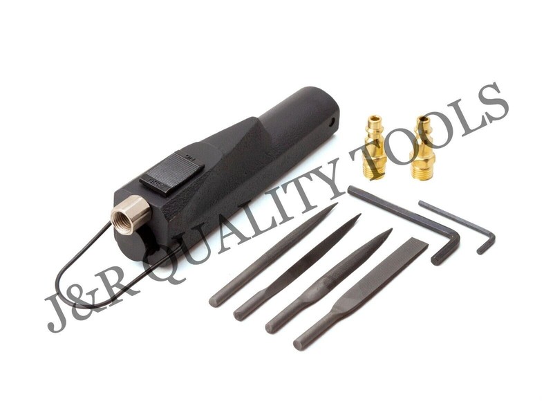 Pneumatic Air File Includes 4 Files flat cut, half round, Round & Triangular gallery