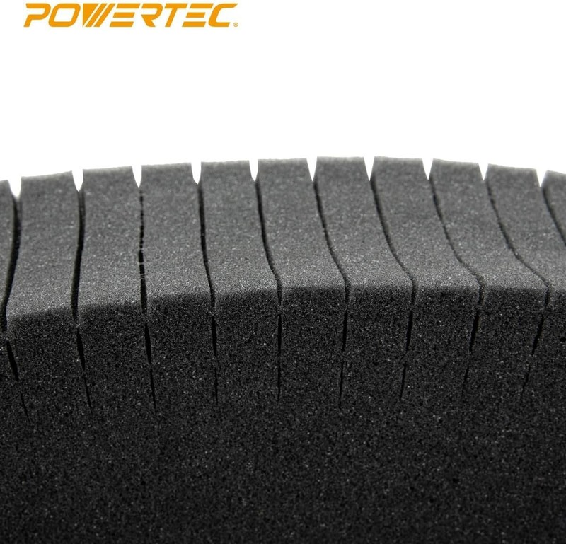 POWERTEC Pre-Cut Foam Insert ?V 100% Customizable Inlay Material, 2PK gallery