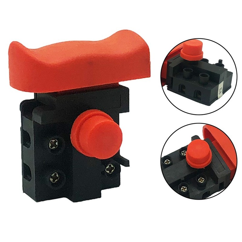 Electric Chainsaw Replacement Trigger Switch for Power Tool Black Orange Color gallery