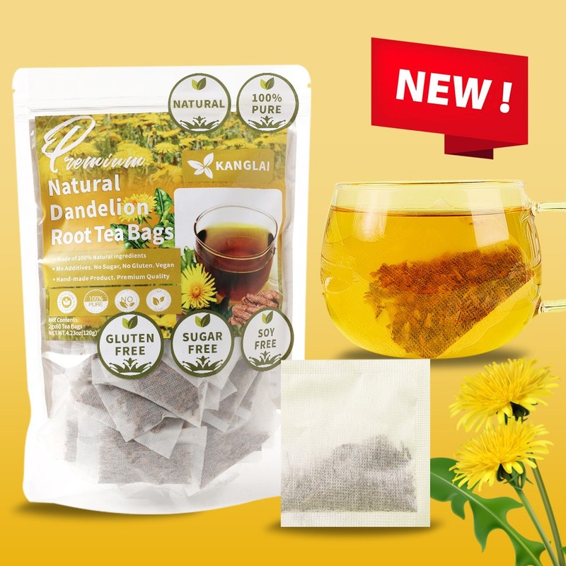 Dandelion Tea Leaf & Root Herbal 60 Tea Bags for Liver & Kidney Health Detox gallery
