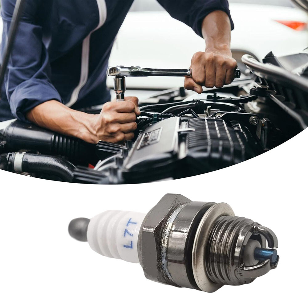2Pcs 3 Prong Spark Plug L7TC For 2-Stroke Engine Chainsaw Lawn Mower Leaf Blower gallery