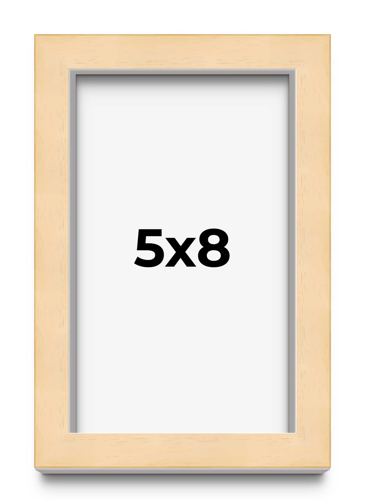 5x8 IN Shadow Box Frame Brown | 0.875 Inches Deep Real Wood Contemporary Shadowb gallery