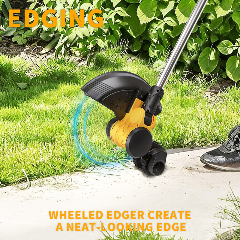 12" Cordless Weed Eater & String Trimmer & Grass Trimmer For Dewalt 20V Battery gallery