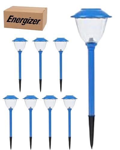 Energizer 8 Pack Solar Pathway LED Lights Outdoor-Stainless Steel 15 Lumen gallery