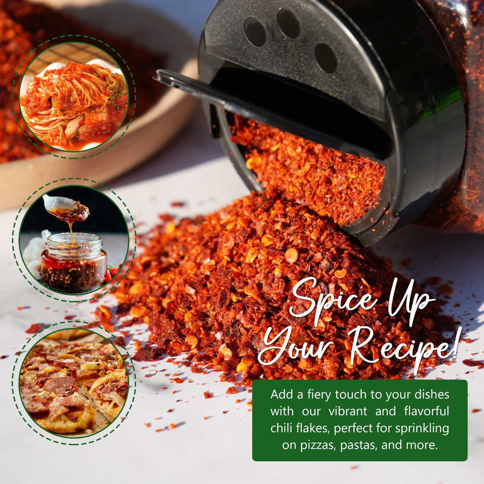 NPG Authentic Sichuan Chili Flakes 1LB, 16 Oz Szechuan Crushed Red Pepper gallery