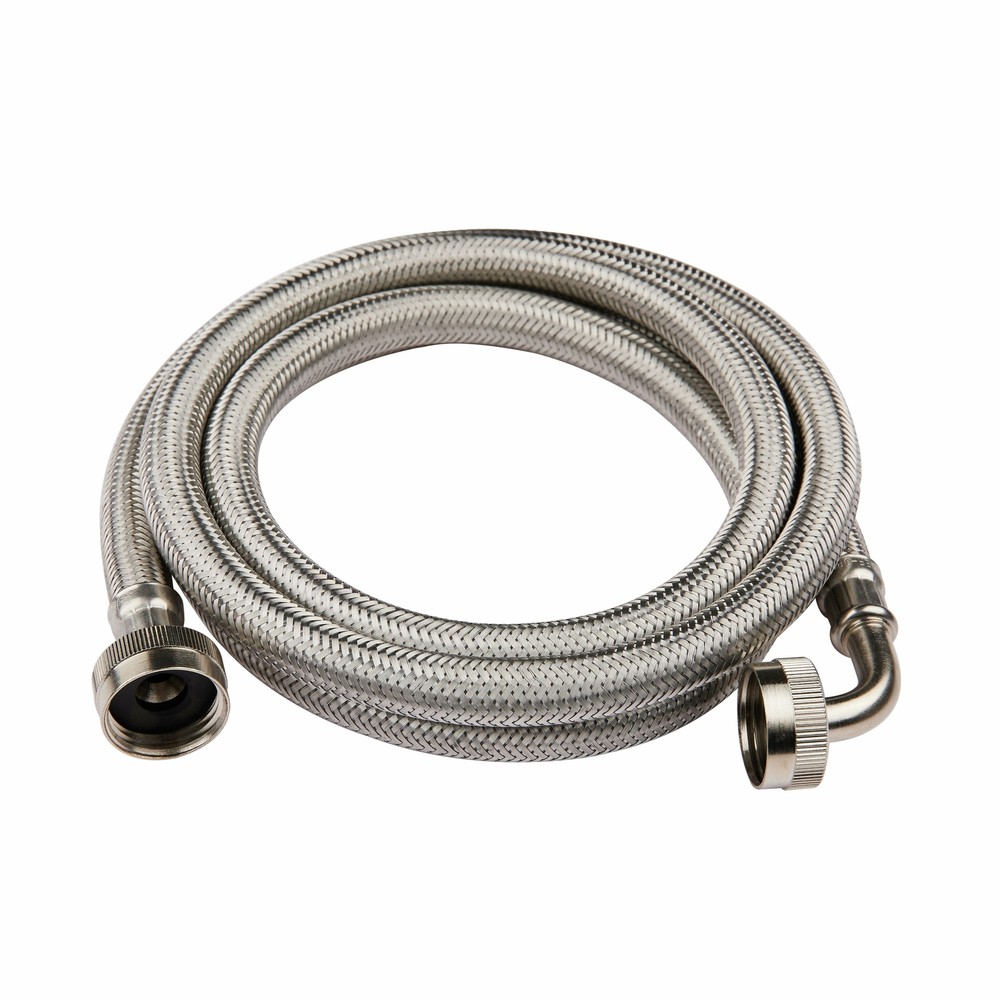 EFIELD 6-FT Length Washing Machine Hose with 90 Degree Elbow, Hot or Cold Water