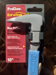 Estwing PC250G Pro Claw Nail Puller With Grip With Blue Cushion Grip 10 Inch